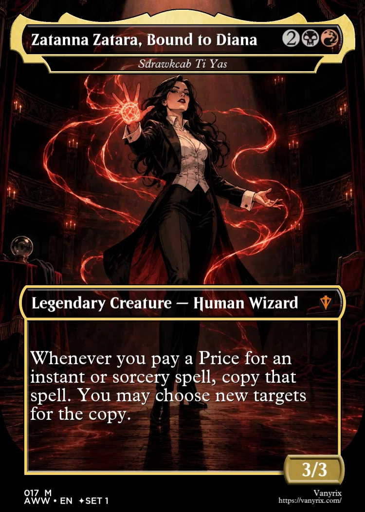 Zatanna Zatara, Bound to Diana