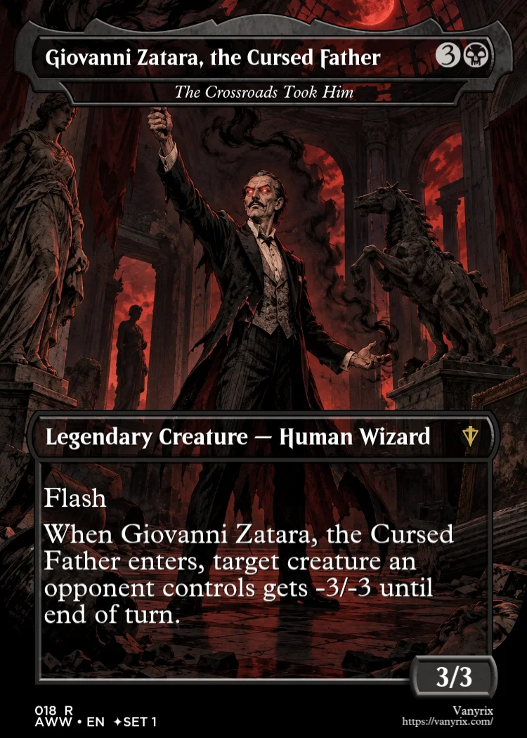 Giovanni Zatara, the Cursed Father