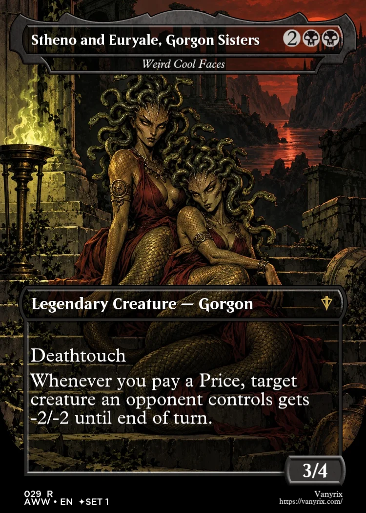 Stheno and Euryale, Gorgon Sisters