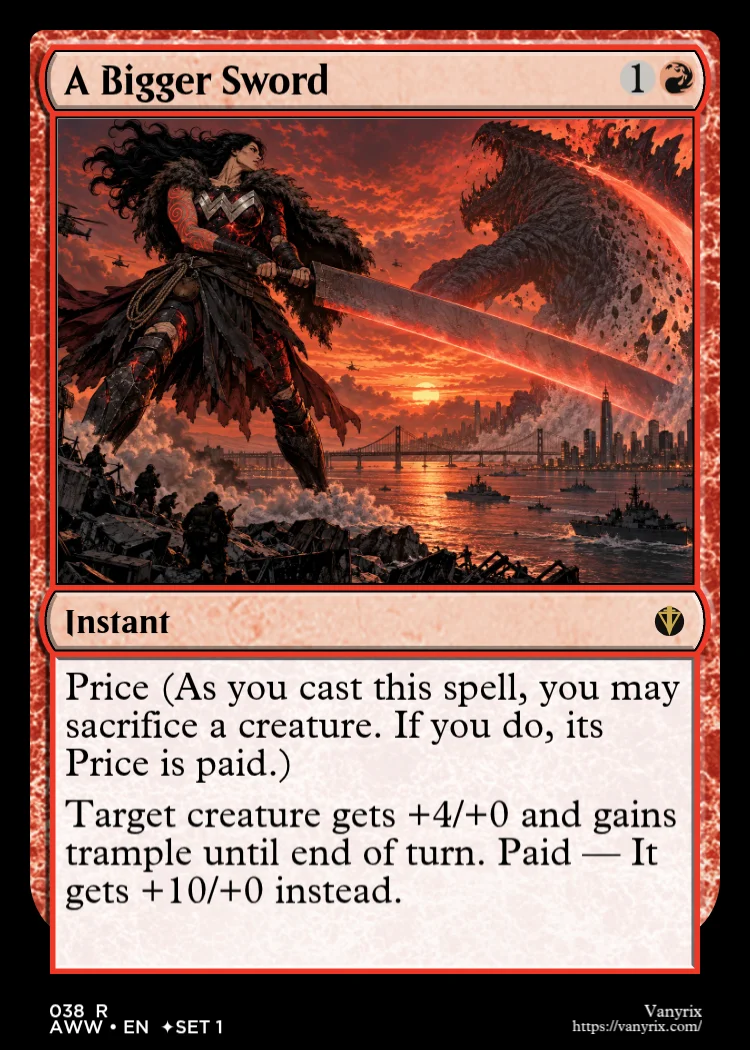 A Bigger Sword