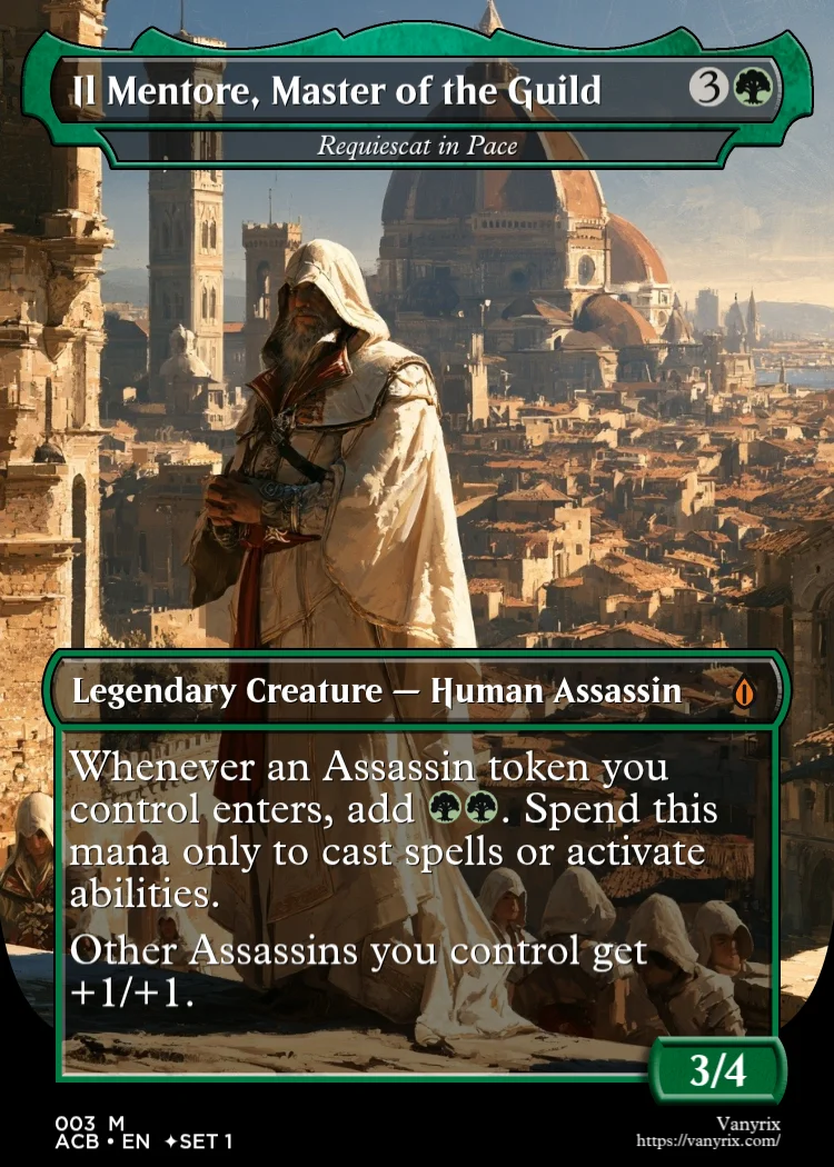 Il Mentore, Master of the Guild