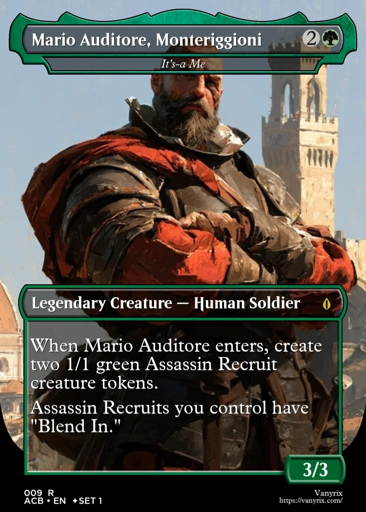 Mario Auditore, Monteriggioni
