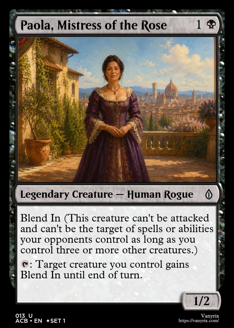Paola, Mistress of the Rose