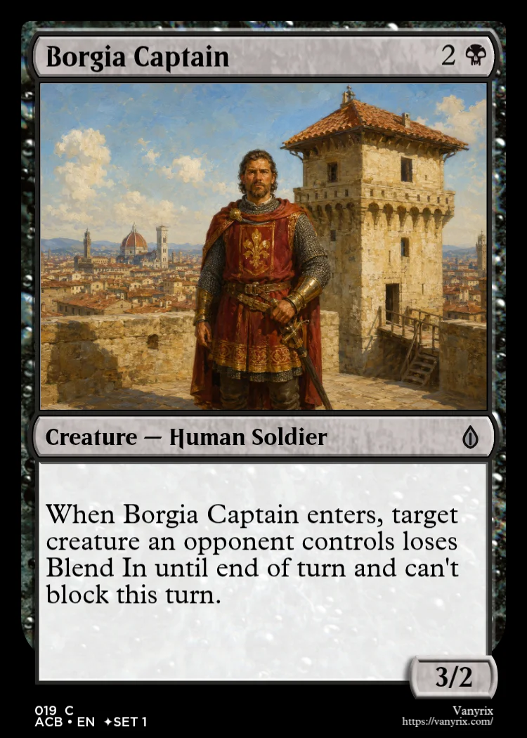 Borgia Captain