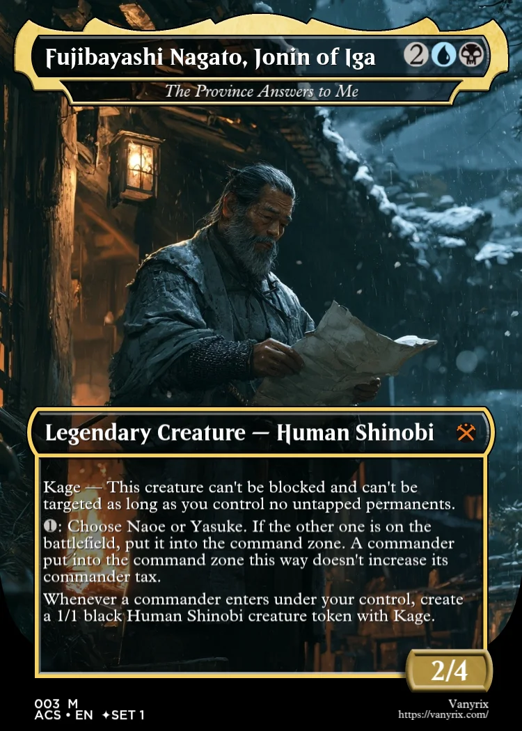 Fujibayashi Nagato, Jonin of Iga