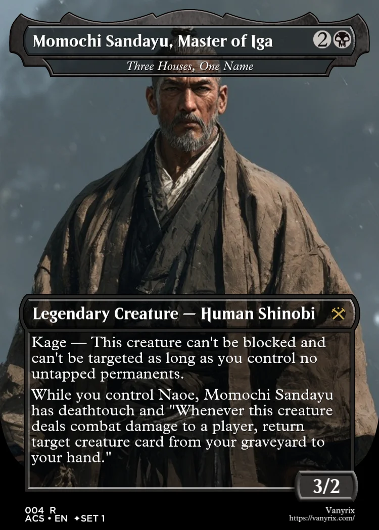 Momochi Sandayu, Master of Iga