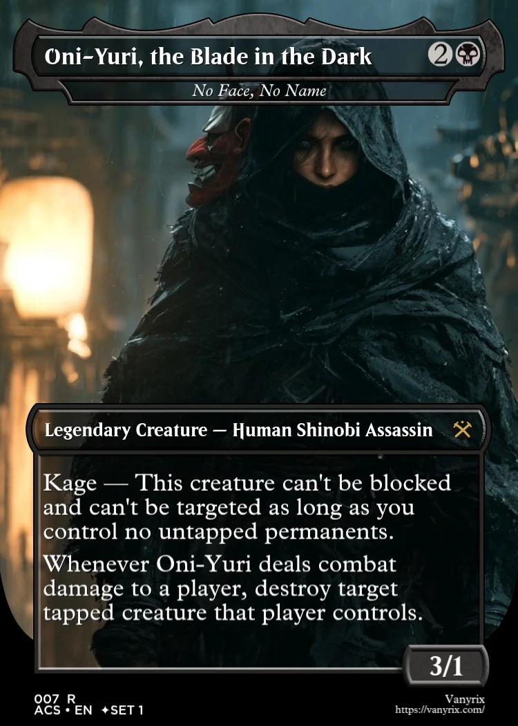 Oni-Yuri, the Blade in the Dark