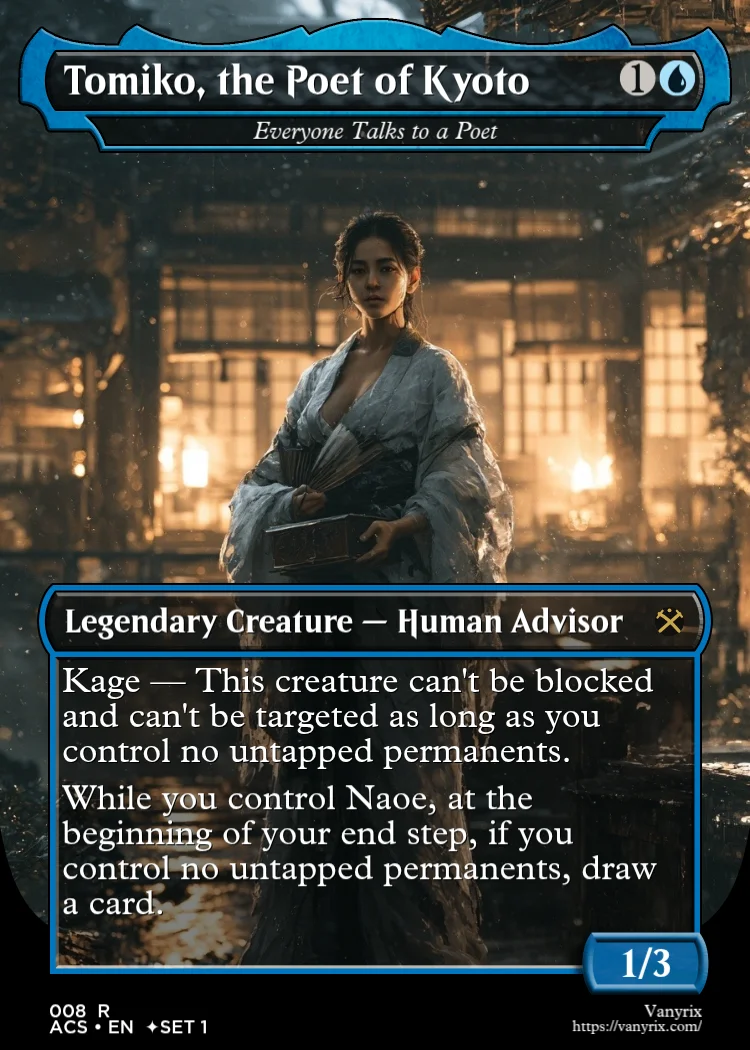 Tomiko, the Poet of Kyoto