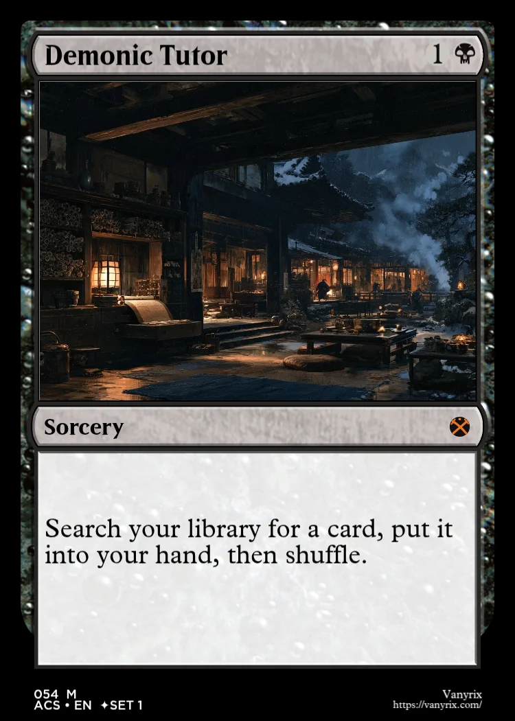 Demonic Tutor