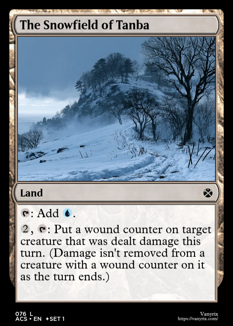 The Snowfield of Tanba