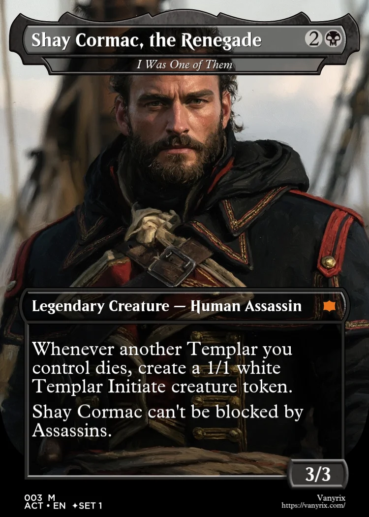 Shay Cormac, the Renegade
