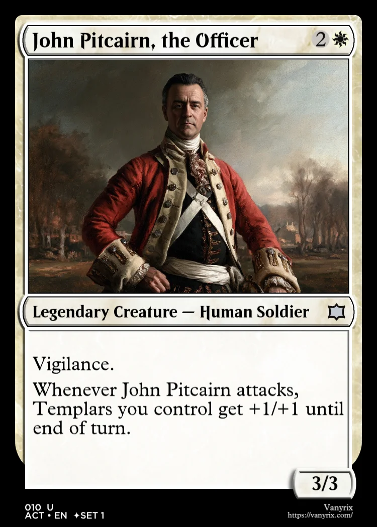 John Pitcairn, the Officer