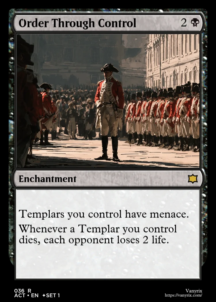 Order Through Control