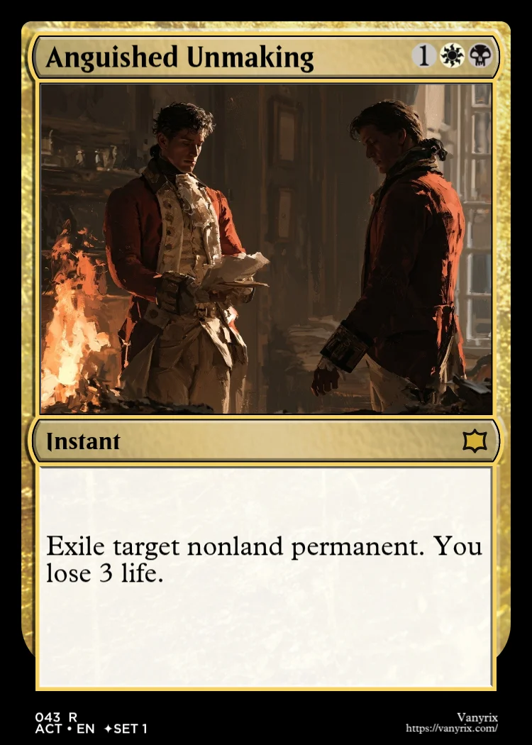 Anguished Unmaking