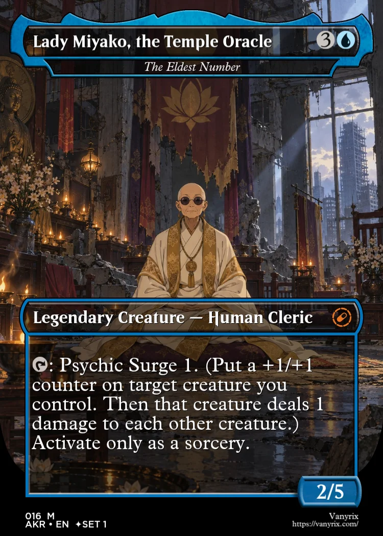 Lady Miyako, the Temple Oracle