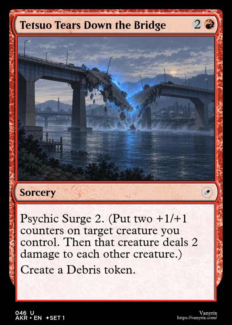 Tetsuo Tears Down the Bridge
