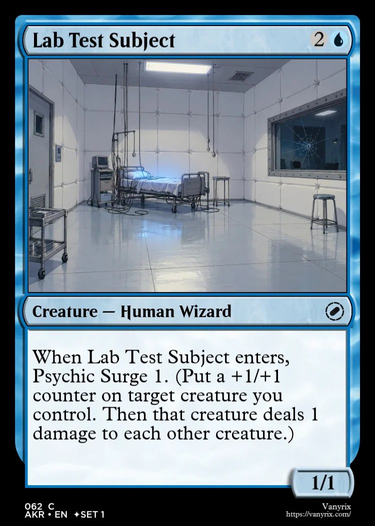 Lab Test Subject