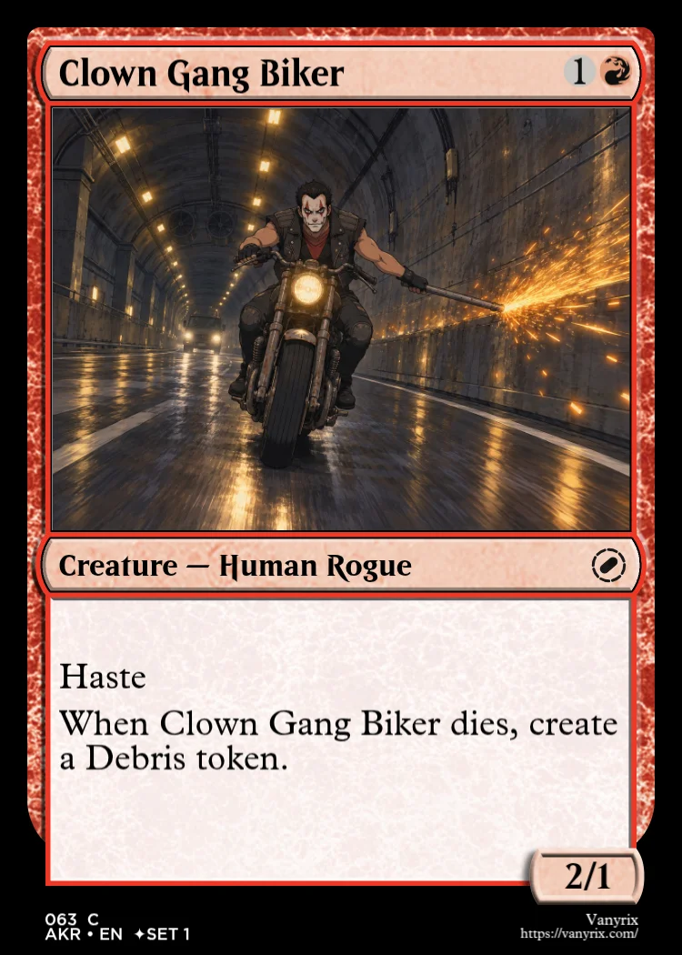 Clown Gang Biker