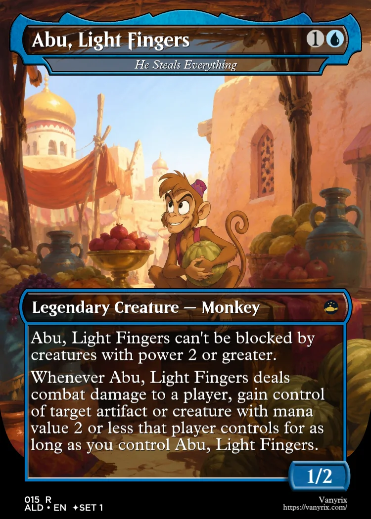 Abu, Light Fingers