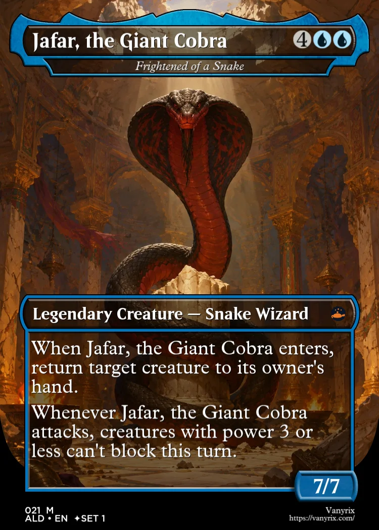 Jafar, the Giant Cobra