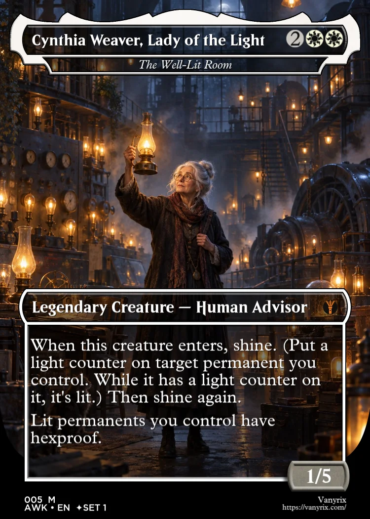 Cynthia Weaver, Lady of the Light