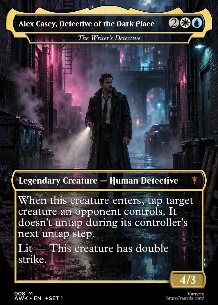 Alex Casey, Detective of the Dark Place