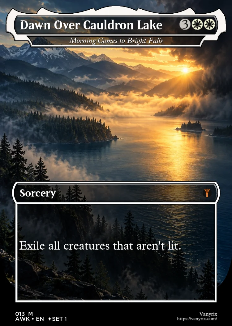 Dawn Over Cauldron Lake