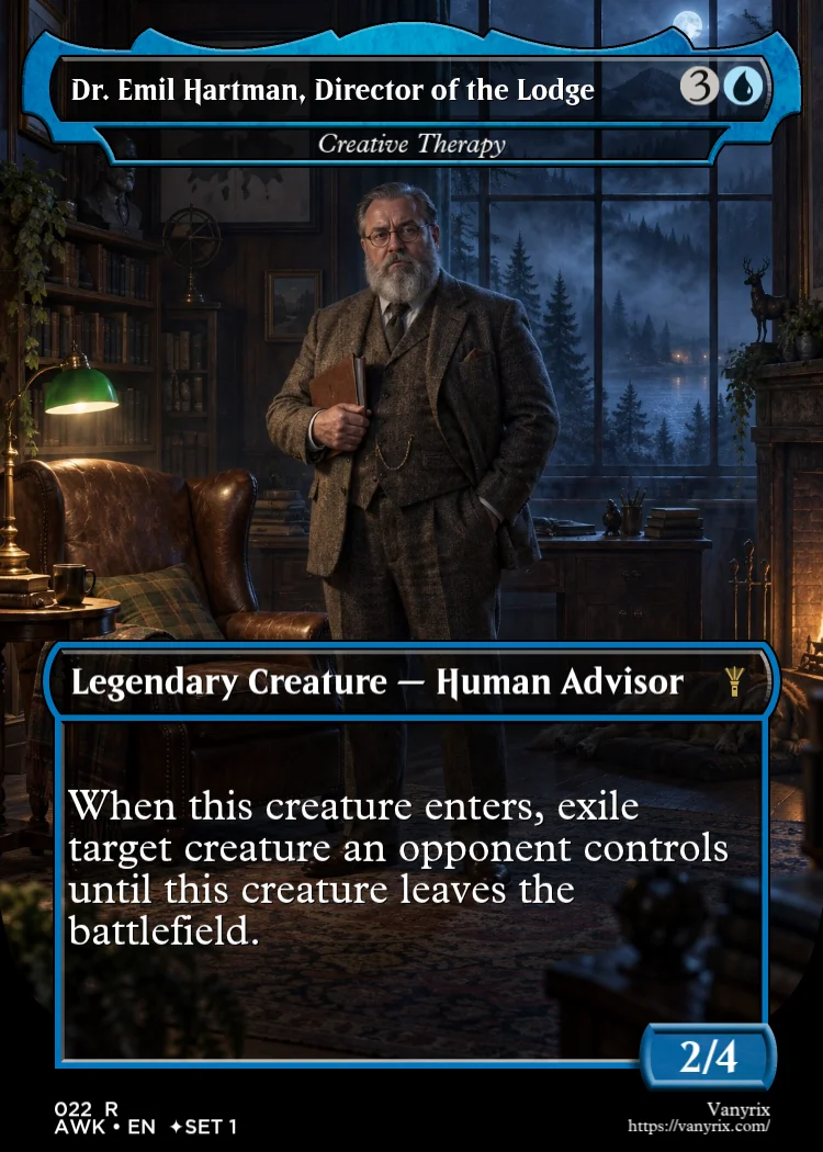 Dr. Emil Hartman, Director of the Lodge