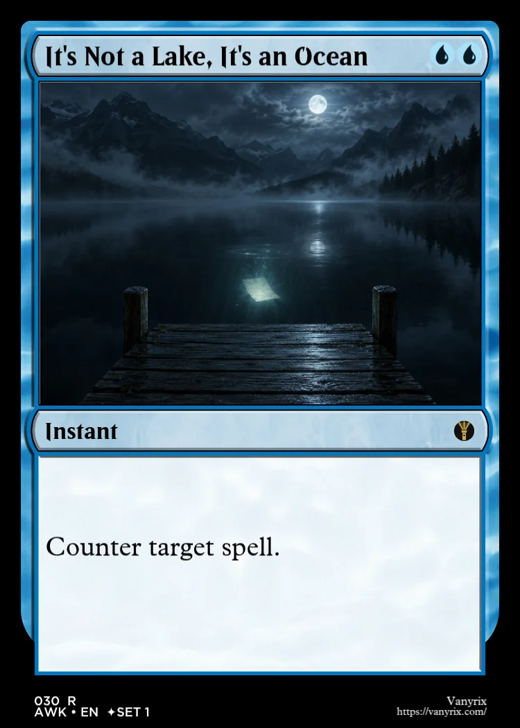 It's Not a Lake, It's an Ocean