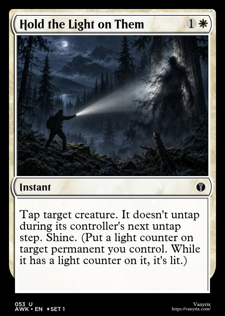 Hold the Light on Them
