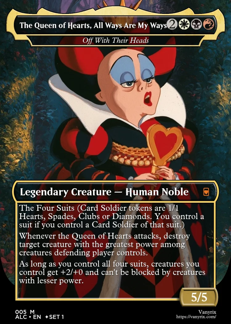 The Queen of Hearts, All Ways Are My Ways