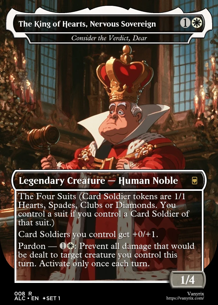 The King of Hearts, Nervous Sovereign