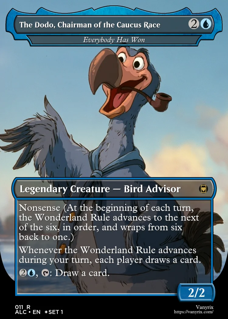 The Dodo, Chairman of the Caucus Race