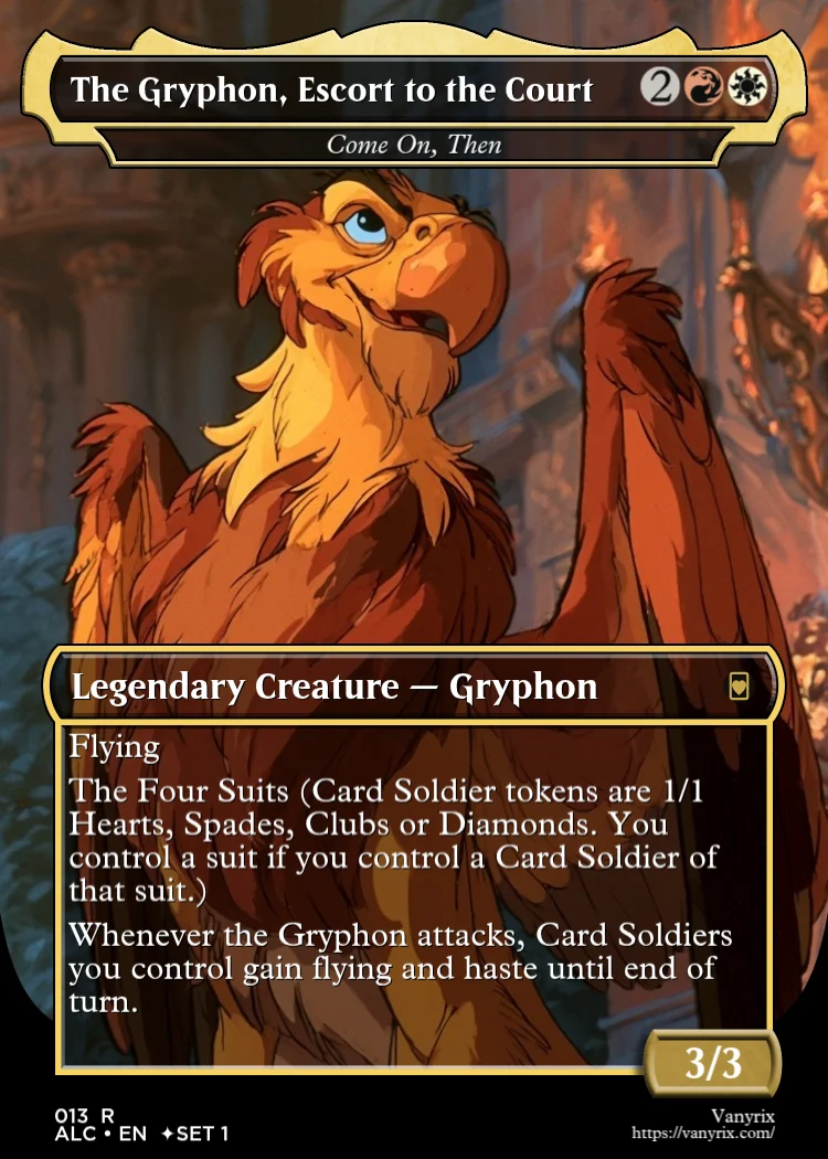 The Gryphon, Escort to the Court