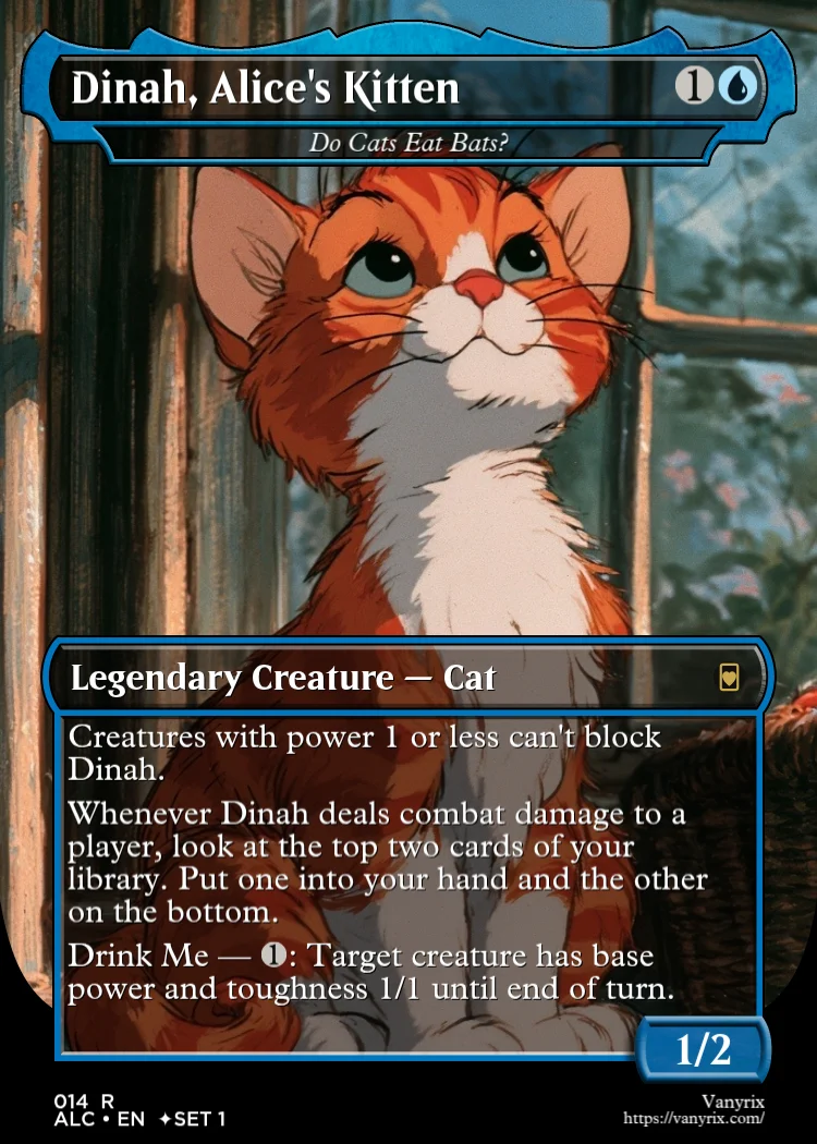 Dinah, Alice's Kitten