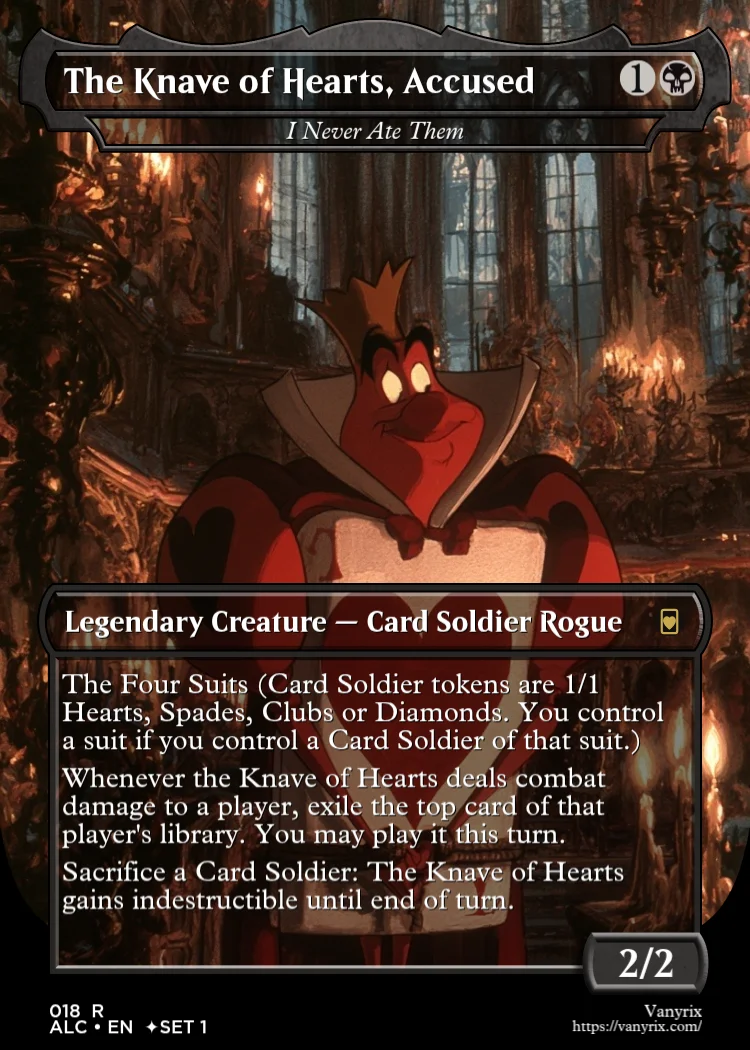 The Knave of Hearts, Accused