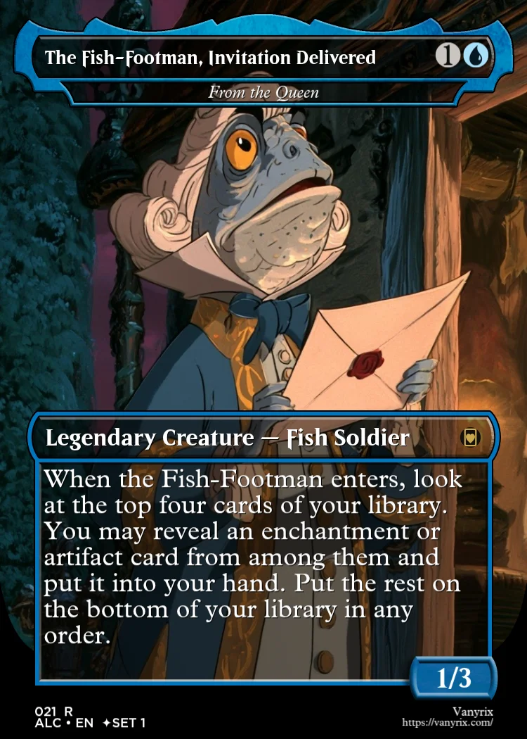 The Fish-Footman, Invitation Delivered