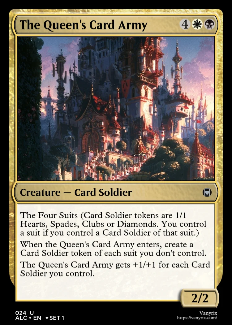 The Queen's Card Army