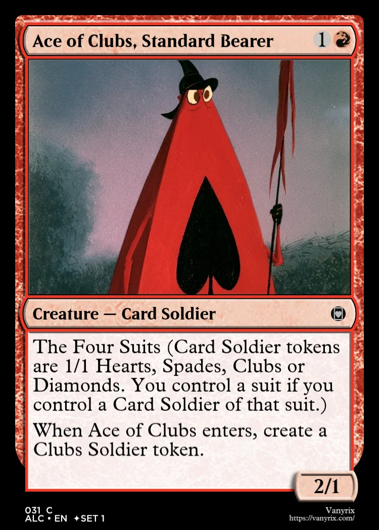 Ace of Clubs, Standard Bearer