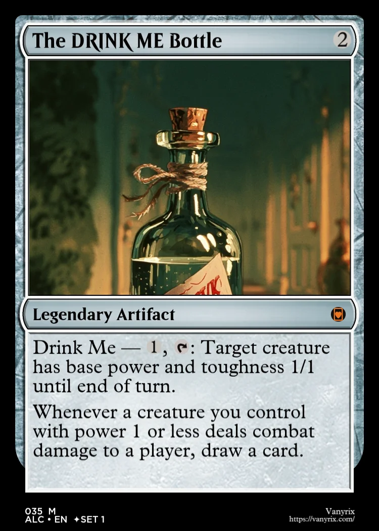 The DRINK ME Bottle