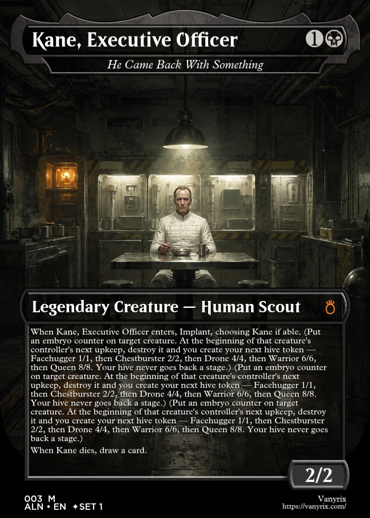 Kane, Executive Officer