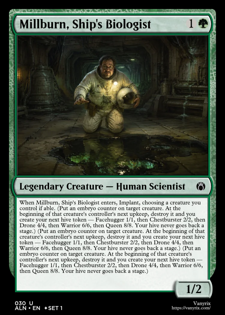 Millburn, Ship's Biologist