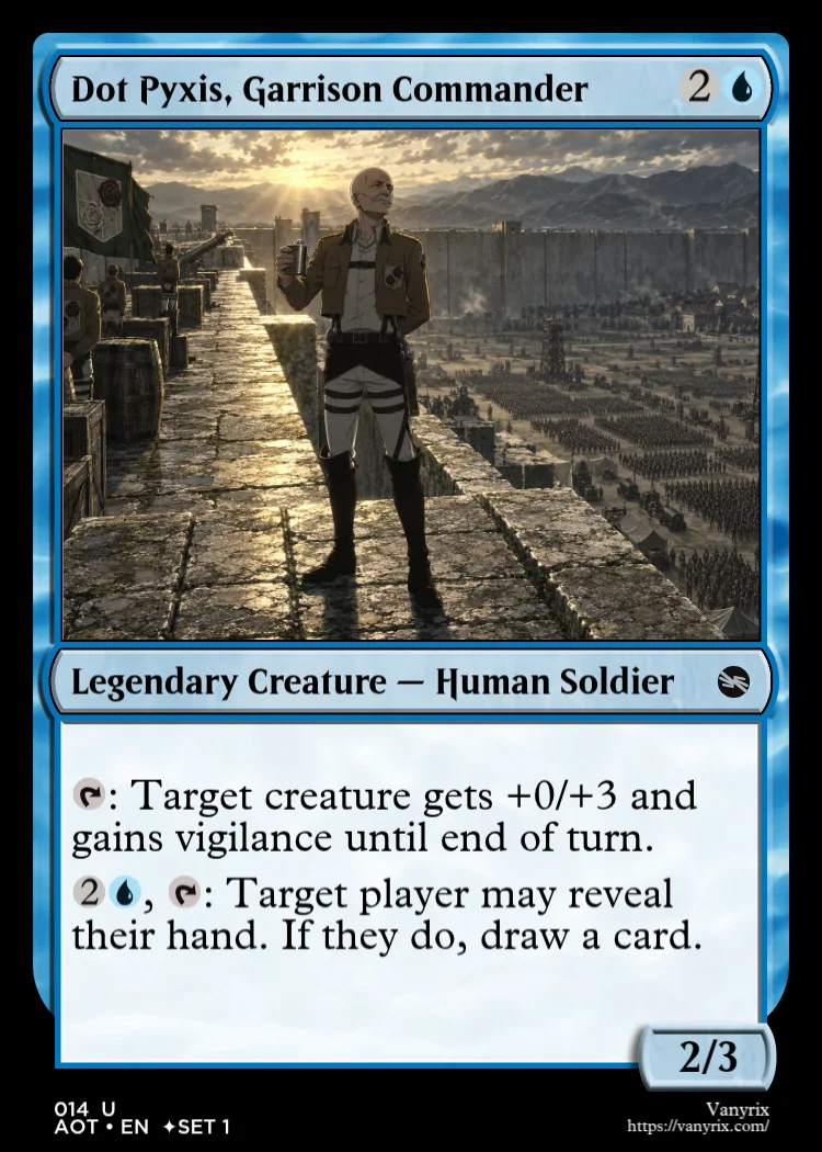 Dot Pyxis, Garrison Commander