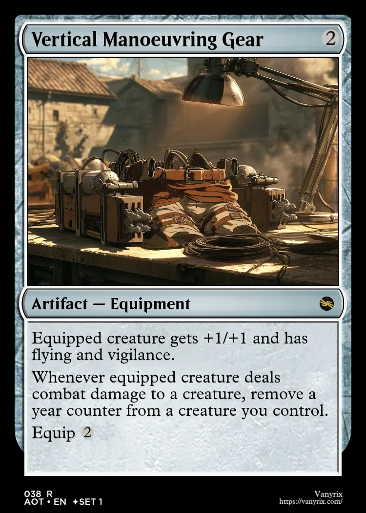 Vertical Manoeuvring Gear