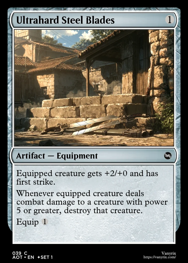 Ultrahard Steel Blades