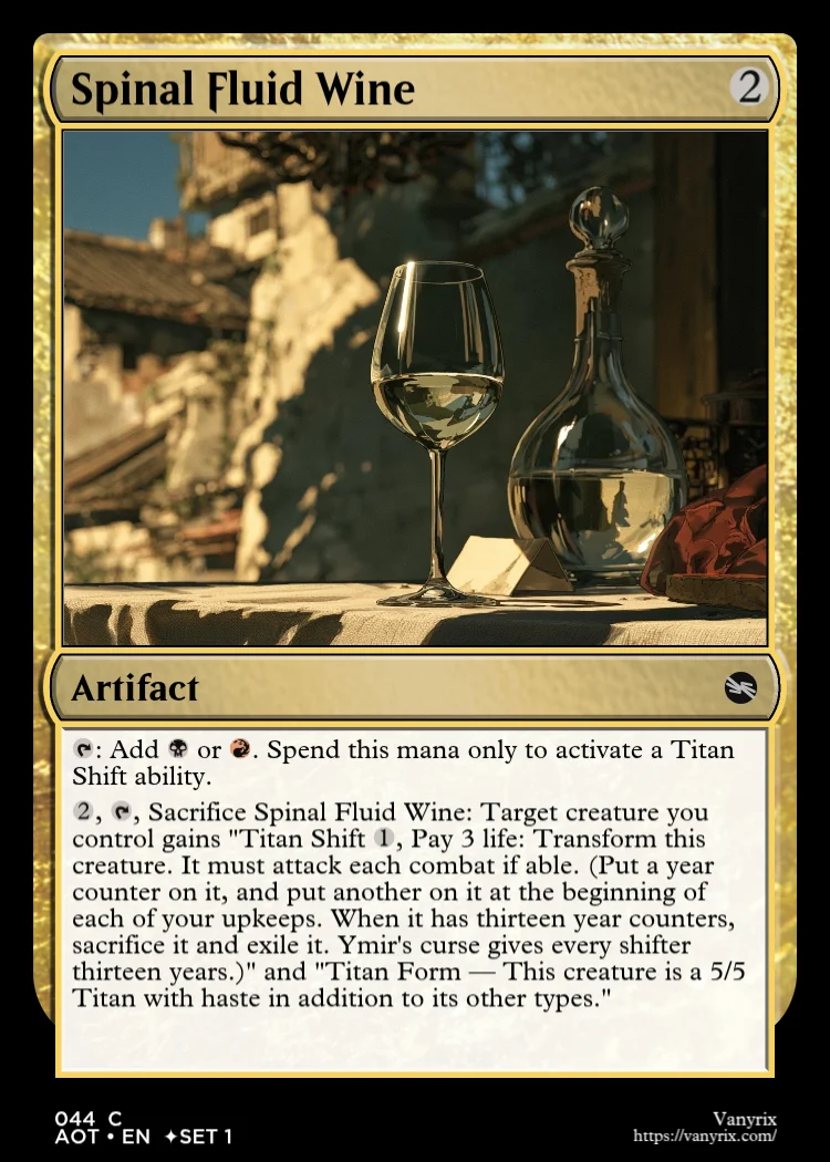 Spinal Fluid Wine