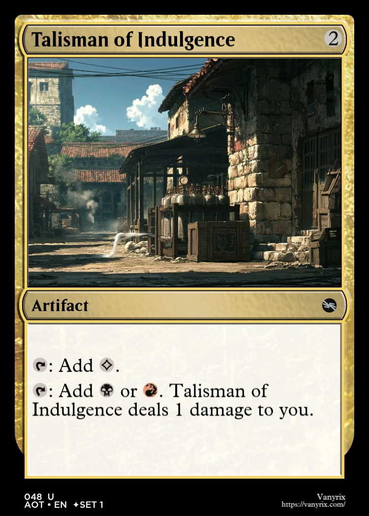 Talisman of Indulgence