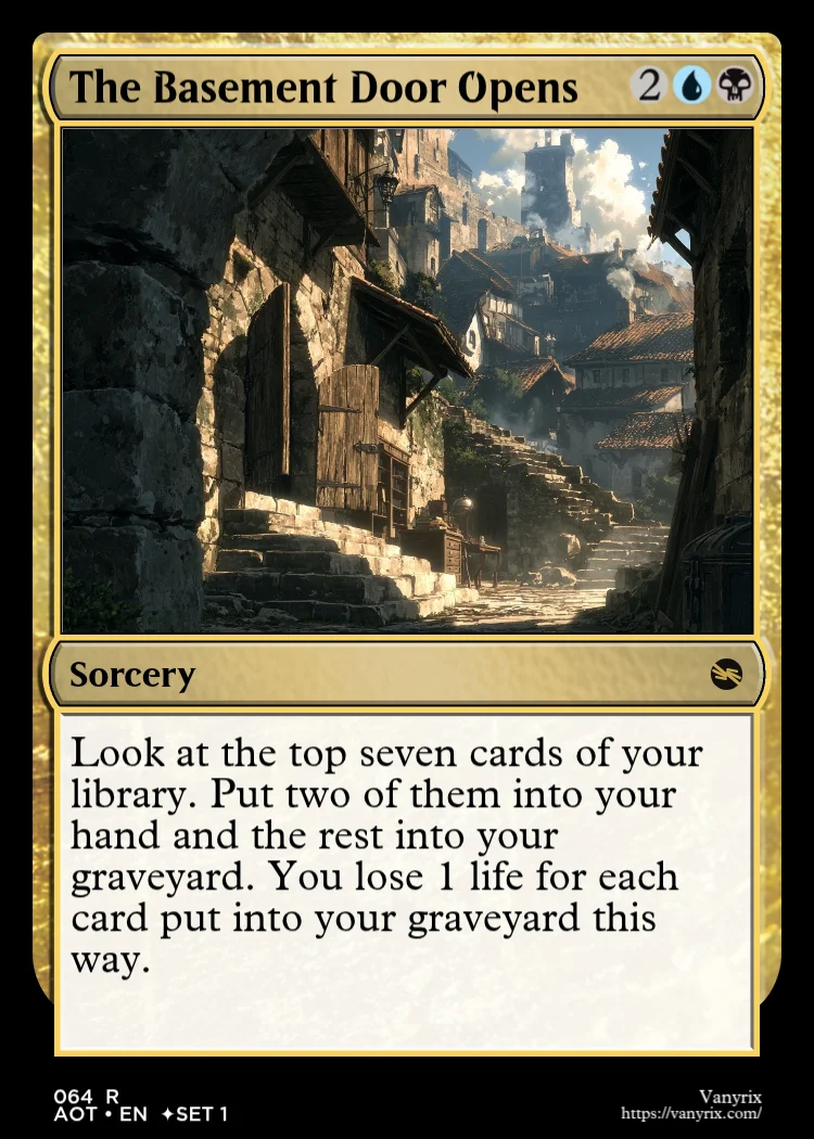 The Basement Door Opens