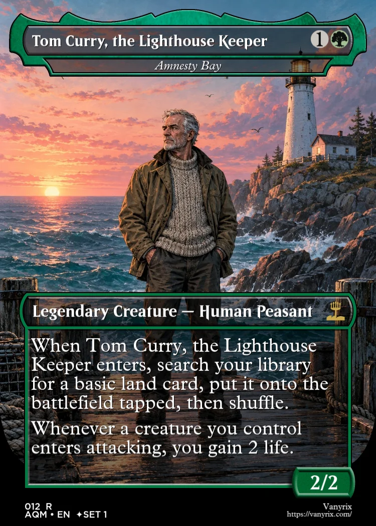 Tom Curry, the Lighthouse Keeper
