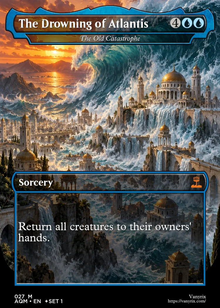 The Drowning of Atlantis